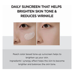 Madagascar Centella Tone Brightening Tone-Up Sunscreen SPF50+ PA+++ (white)