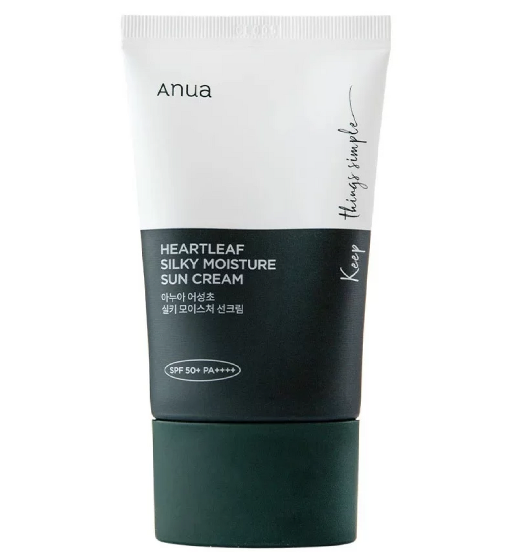 Anua - Heartleaf Silky Moisture Sun Cream SPF 50+ PA++++ 50ml